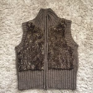 CAbi faux fur vest